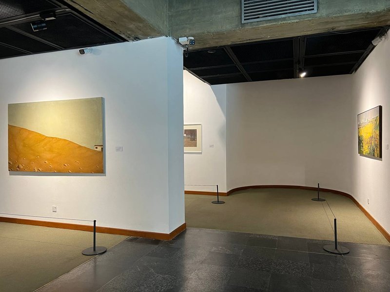 Above the Fields, Installation view.