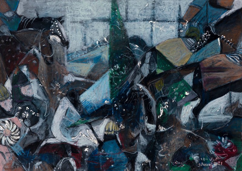 Alireza Jahromi, Cedar Tree in the Middle of the Battlefield, 0