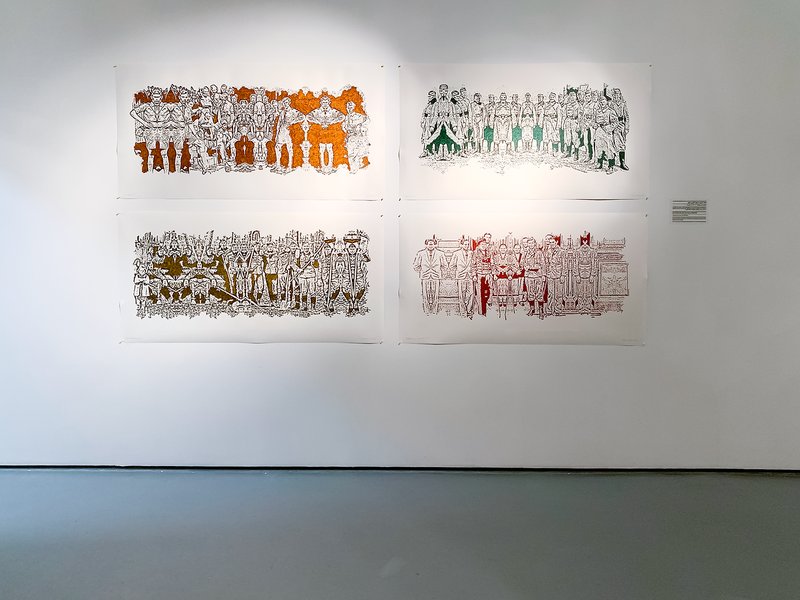 چنگ و جنگ، نمای چیدمان