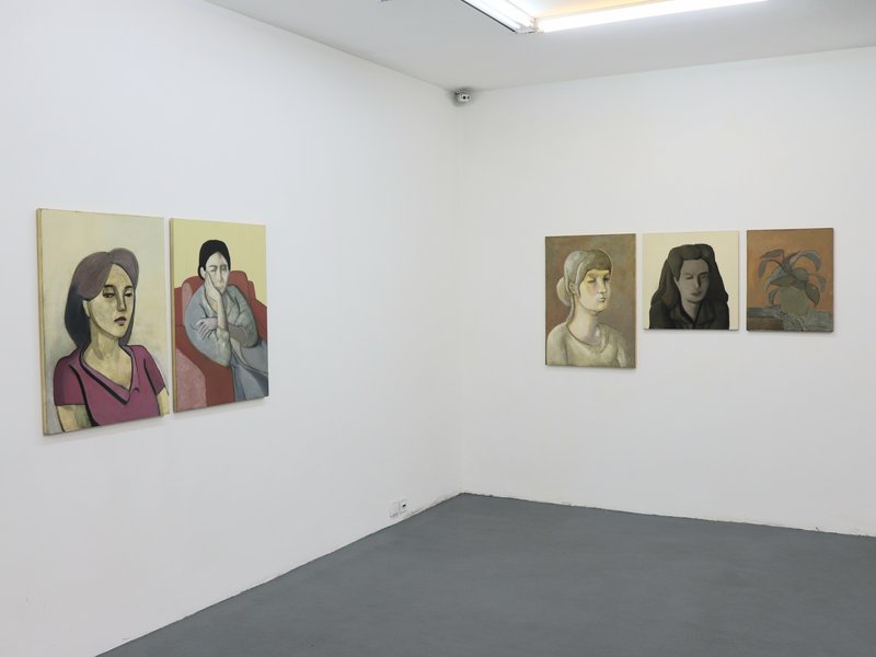 Paintings, installation view