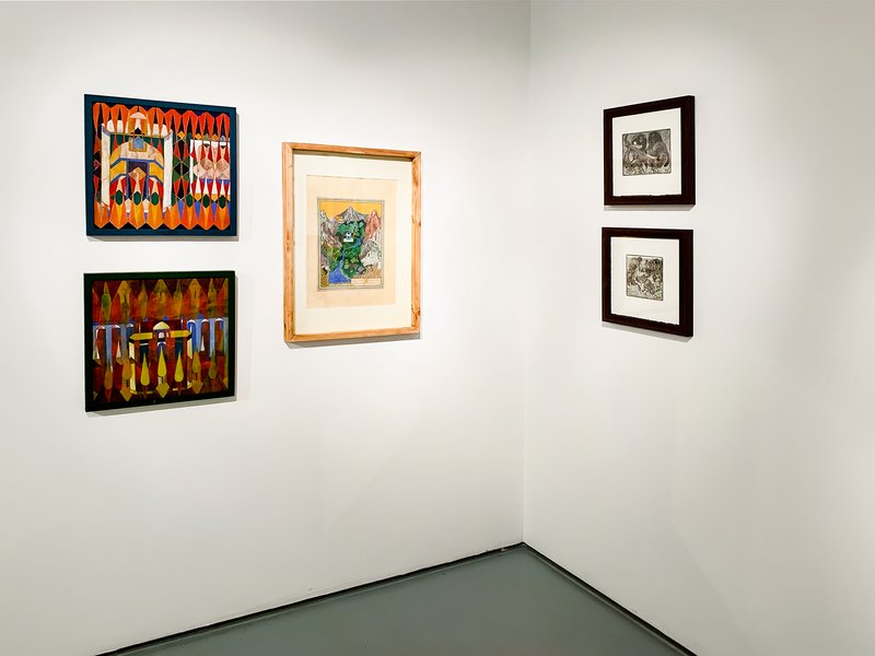 ‏Mohammad Siyah Qalam Biannual, installation view