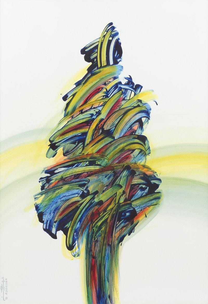 Koorosh Shishegaran, Untitled (Tree), 2016