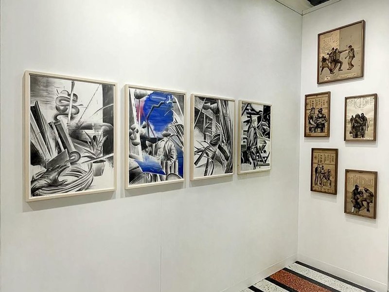 Installation view.