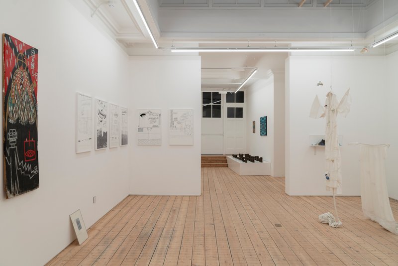 Uucharted Echoes, installation view