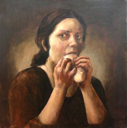 Negar Mortazavizadeh, Woman Is Eating, 2022