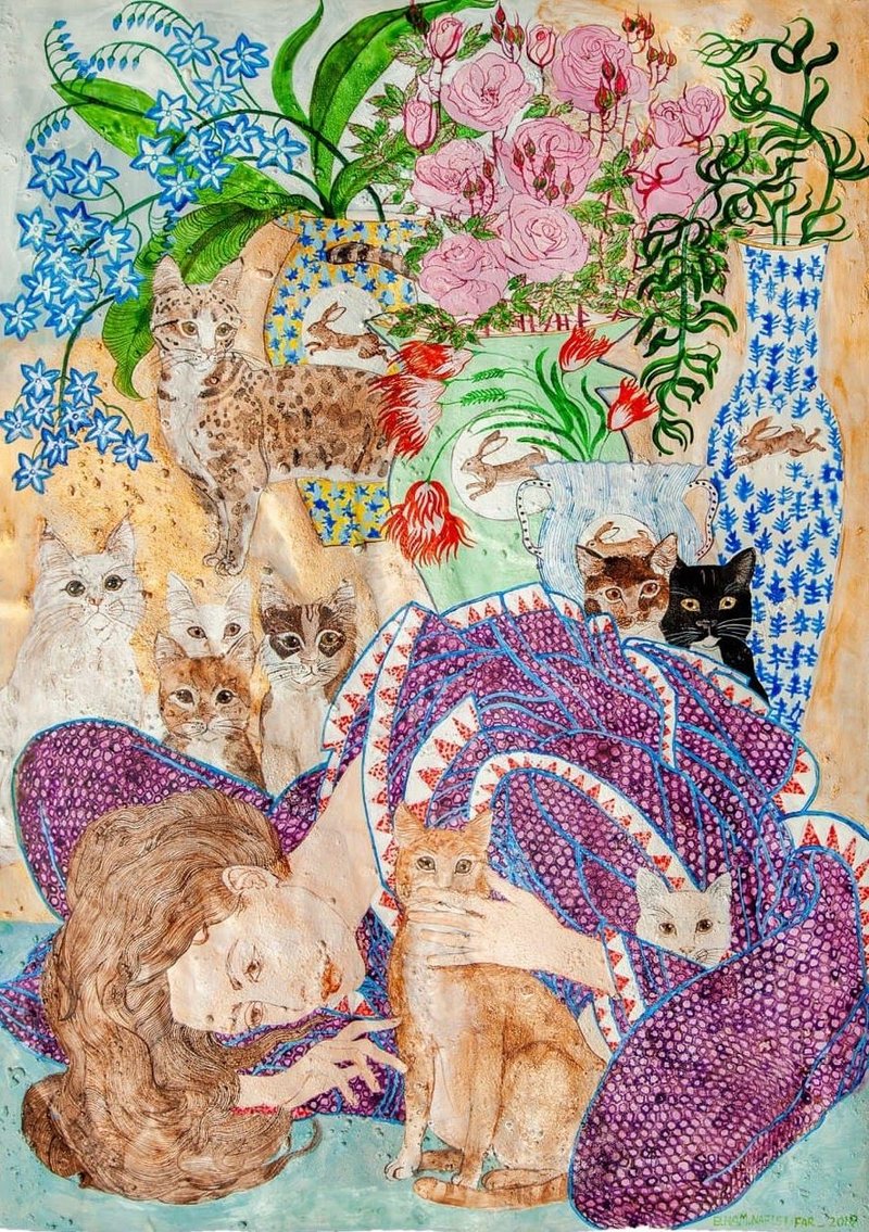 Elham Nafisi, Cat Girl, 2019