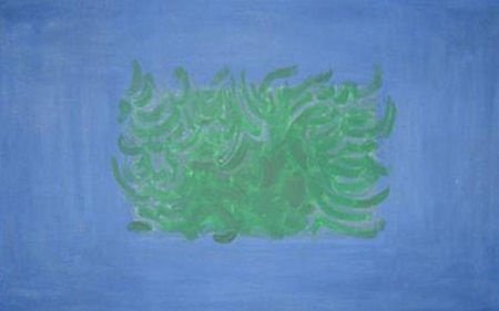 سبز روی آبی