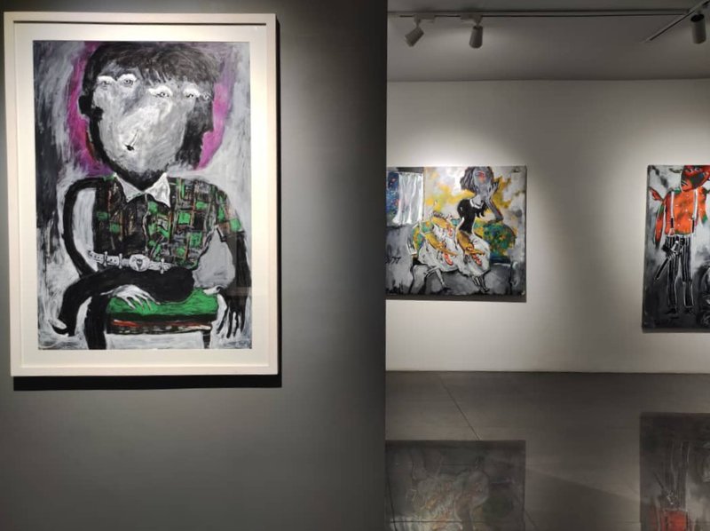 Elongated Memories, installation view