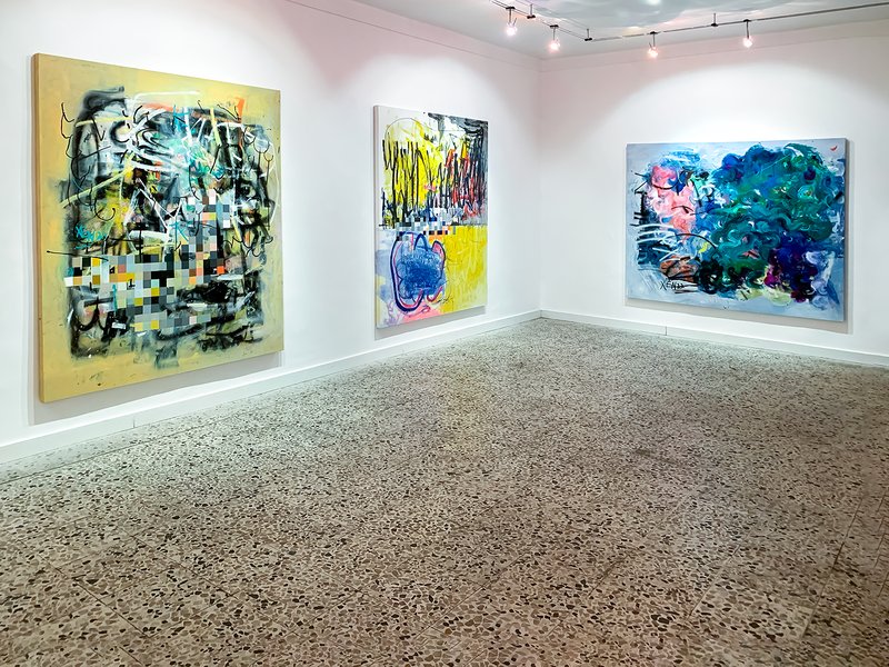 She Smiled Back, installation view