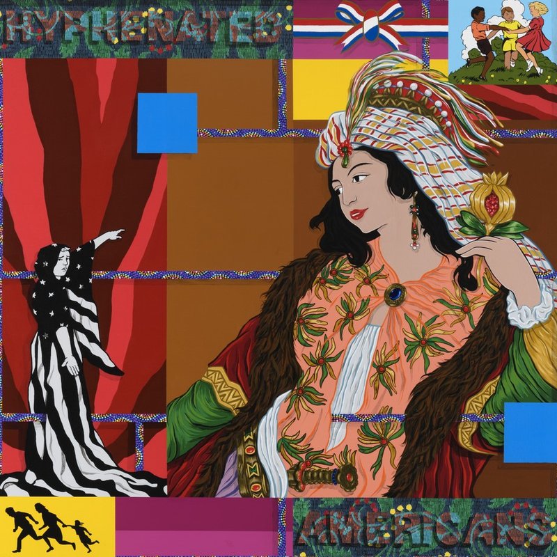 Amir H Fallah, Hyphenated Americans, 2021