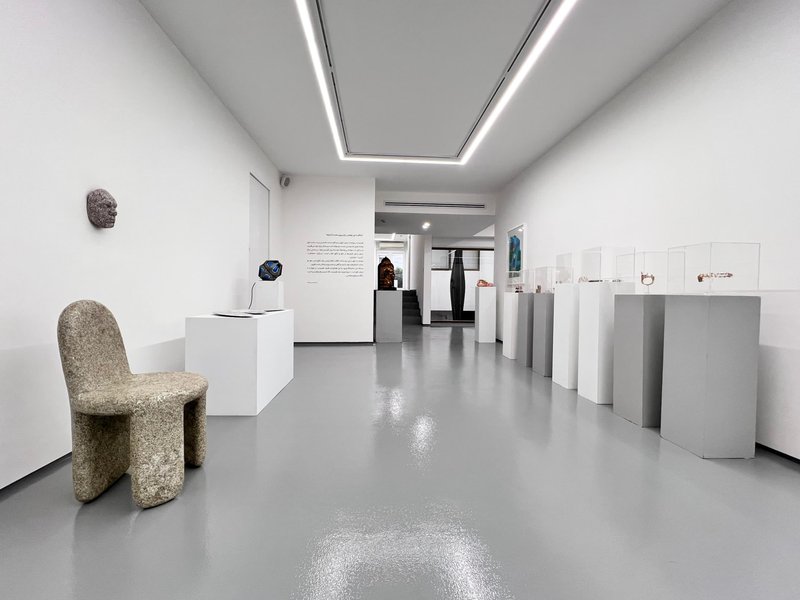 The Jewel Split Open and the Thought Came Out , installation view