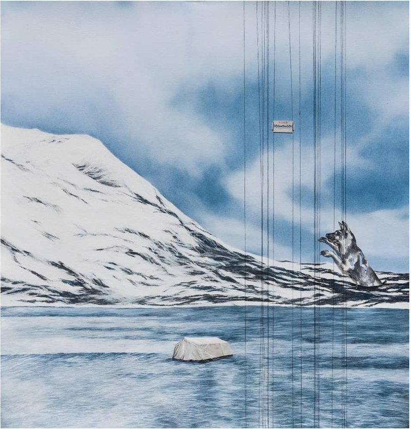 Leila Ghandchi, Untitled, 2017