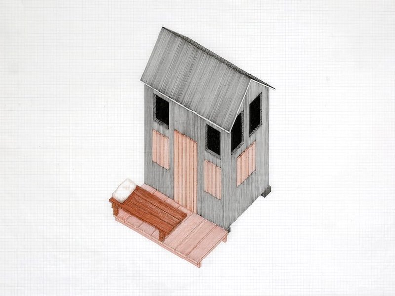 Siah Armajani, Room for Migrant Worker, 2015