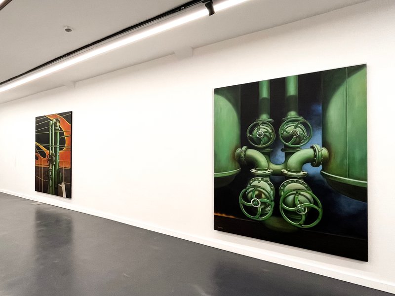 Black Trace, installation view