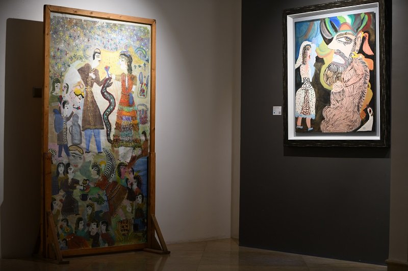 Mokarrameh, installation view