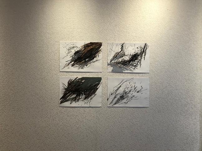 Falaises océaniques, installation view