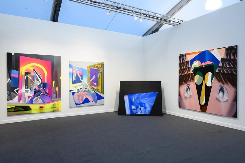 Installation view.