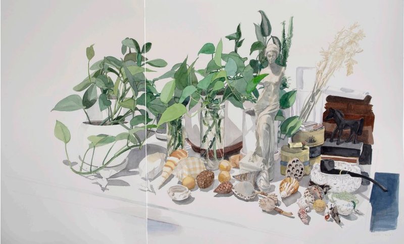 Kasra Golrang, Shells, Pipe and Venus de Milo, 2023