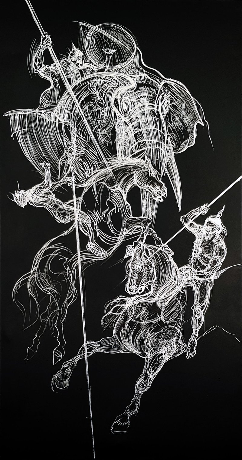 Ali Nedaei, The Battle, 2017