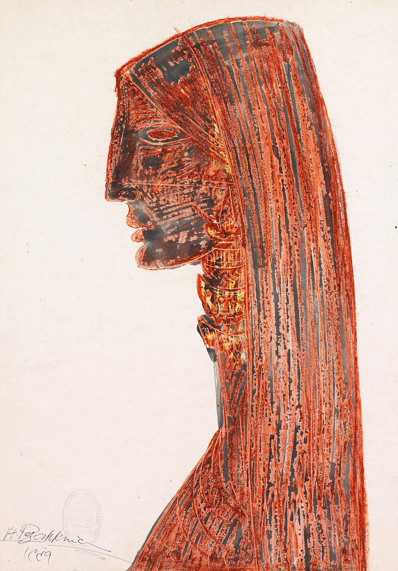 Houshang Pezeshknia, The Red Profile, 1970